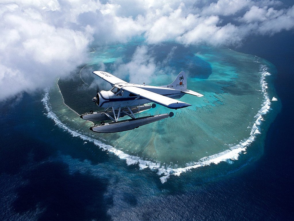Over the Islands of Palau
